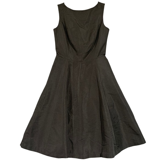 Isaac Mizrahi for Target LBD Black Fit and Flare Dress Sleeveless Cut Out Back 6 - Picture 1 of 8